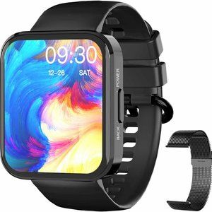 UHOOFIT Smart Watch for Men, 1.71" Full Touch Smartwatch with Heart Rate Monitor